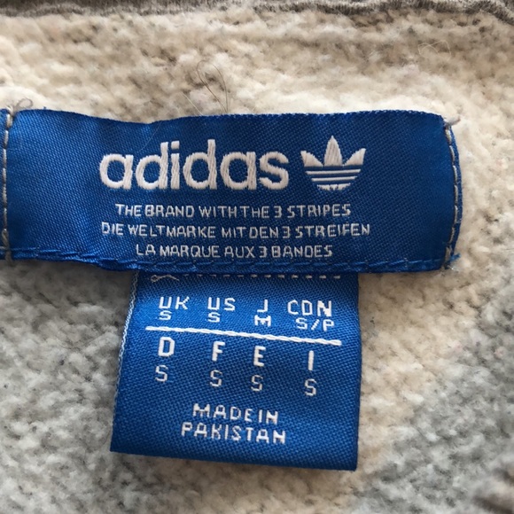 Adidas Trefoil grey crewneck sweatshirt - Picture 3 of 4